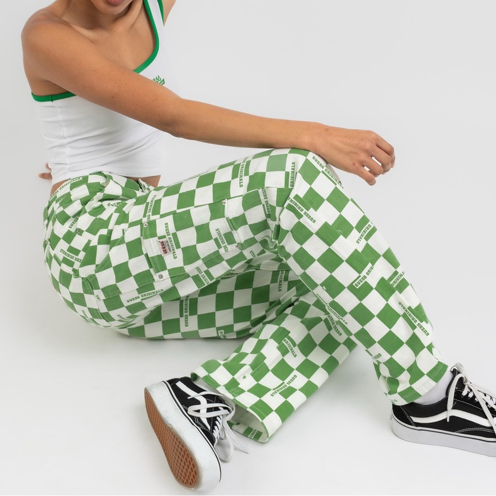 Guess Originals Checkered Carpenter Pants